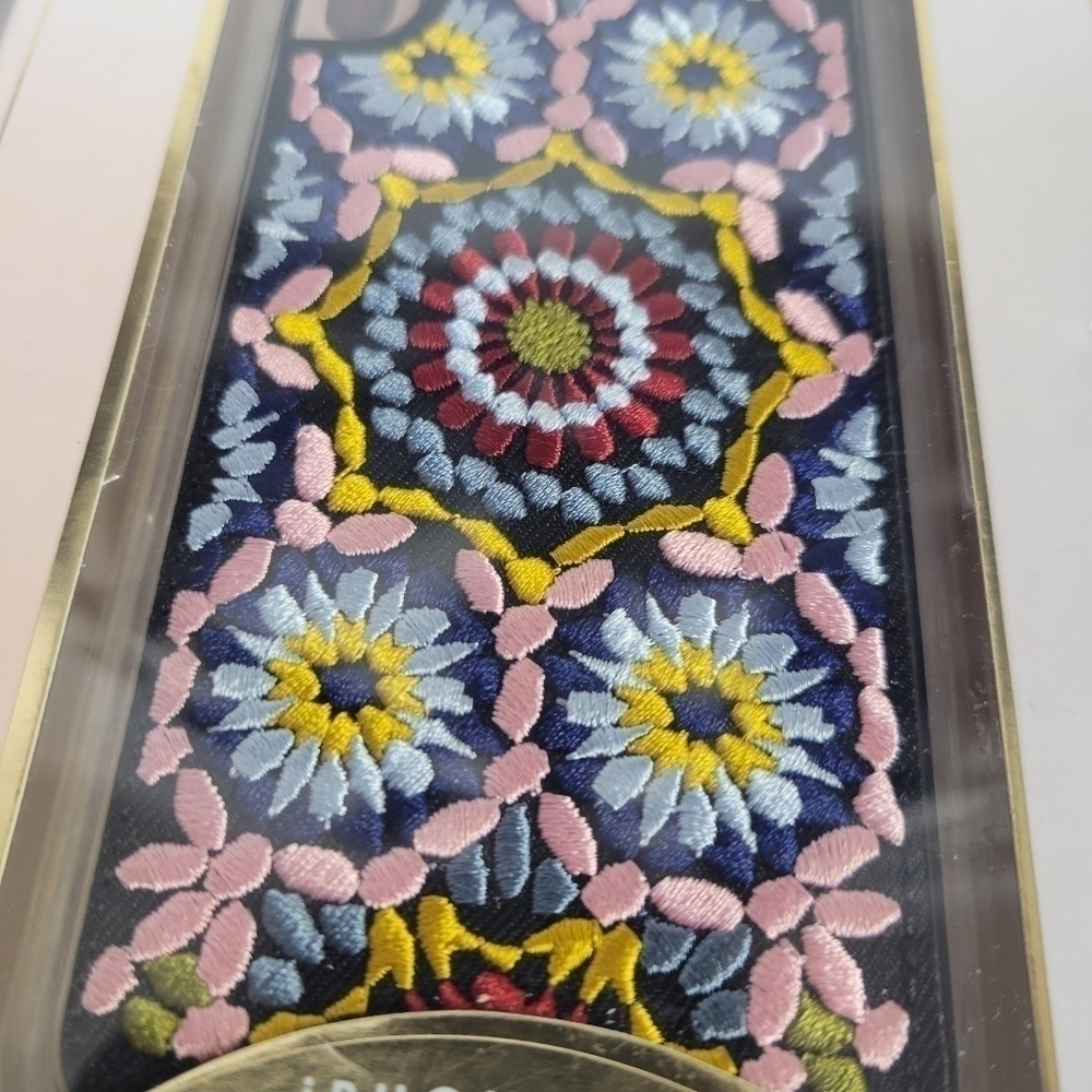 NWT iphone X embroidered phone case - Picture 2 of 3